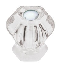 Liberty Hardware PN0238-CLR-C, Knob, Length 1in, Clear, Design Facets