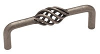 Liberty Hardware PN0534-AP-C, Pull, Centers 3-3/4 (96mm), Pewter