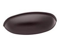 Cup Pulls Cup Pull 64mm/3" Center to Center Dark Oil Rubbed Bronze Liberty Hardware PN1053-OB3-C