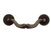 Liberty Hardware PN1300-OB-C, Traditional Pull, Centers 3-1/2, Distressed Oil Rubbed Bronze