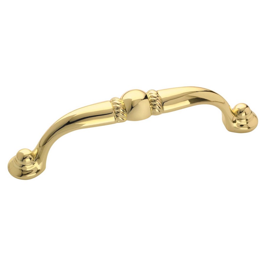 Everyday Heritage Pull 3-3/4" Center to Center Polished Brass Amerock BP530213