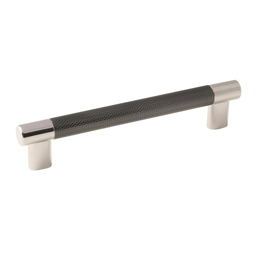 Esquire Pull 160mm Center to Center Polished Nickel/Gunmetal Amerock BP36559PNGM