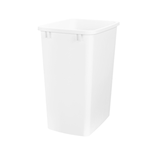50 Quart White Replacement Waste Containers and Lids Rev-A-Shelf 51-50-211