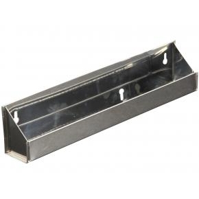 KV SF13, 13-1/16 Steel Sink Tip-Out Tray, Stainless Steel, Single Tray Only (Hinges Sold Separately), No Tab Stops, Knape and Vogt
