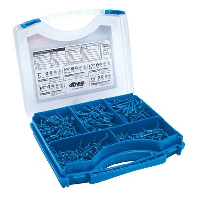 Kreg SK03B Pocket-Hole Screw Kit, Blue-Kote