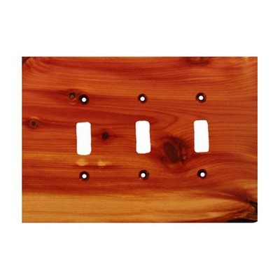 Sierra Lifestyles 682215, Switchplate, Traditional, 3 Toggle, Juniper Plate