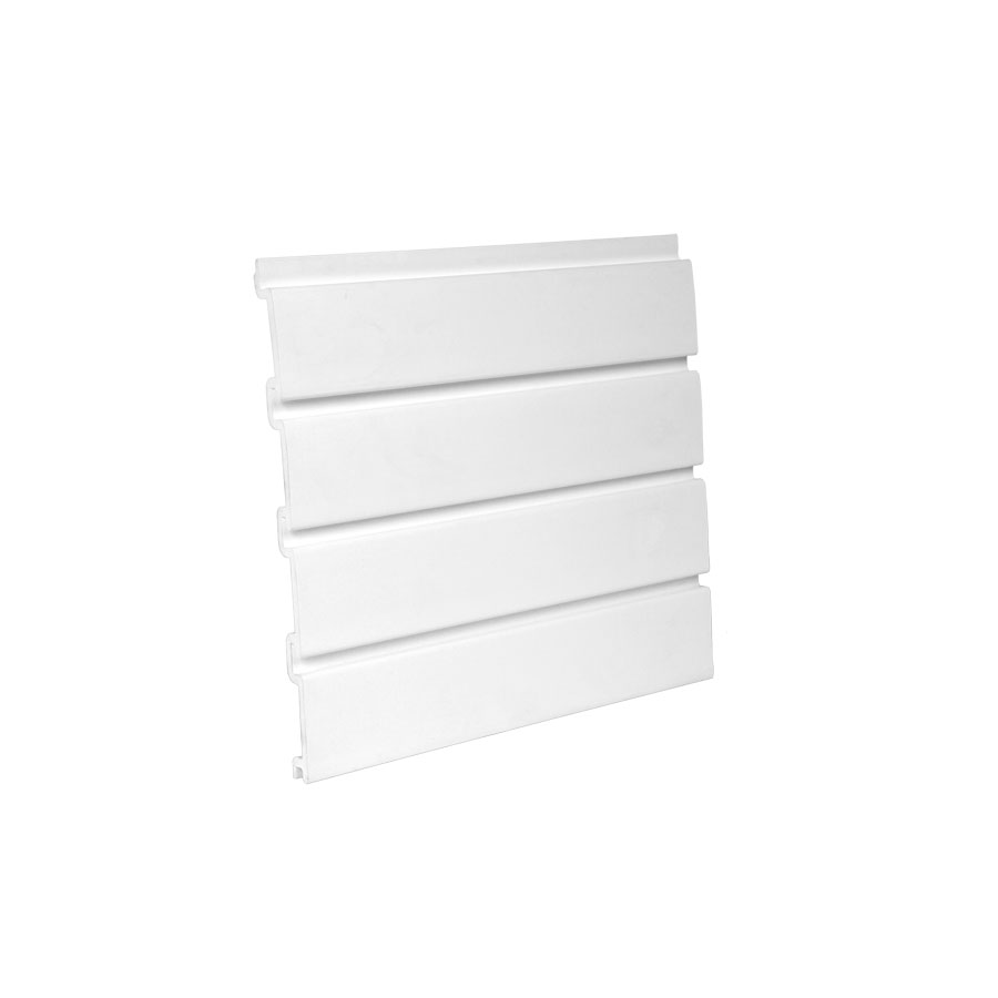 HandiWALL Slatwall Panel 96" x 12-1/4" White  Bulk-4 Pieces HandiSOLUTIONS HSW1008