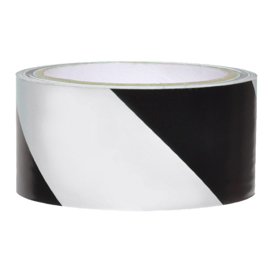 Tape Hazard Stripe Black/White 3" X 18 Yd National Marker T22118