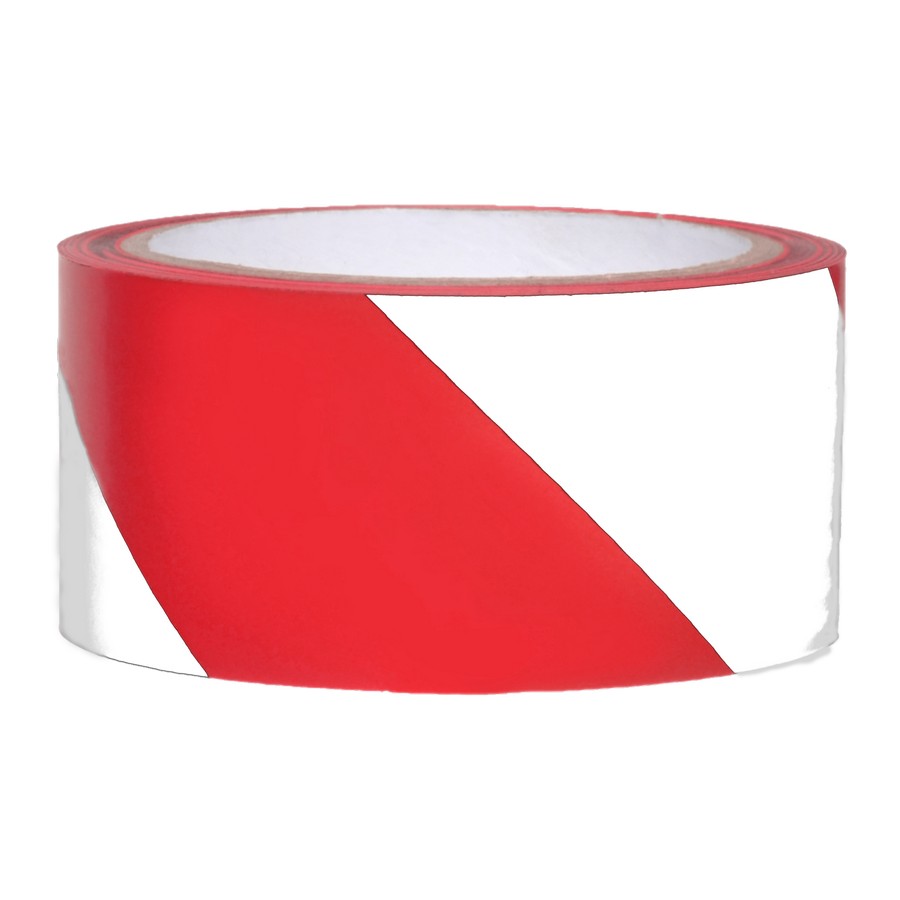 Tape Hazard Stripe Red/White 3" X 36 Yd National Marker T22336
