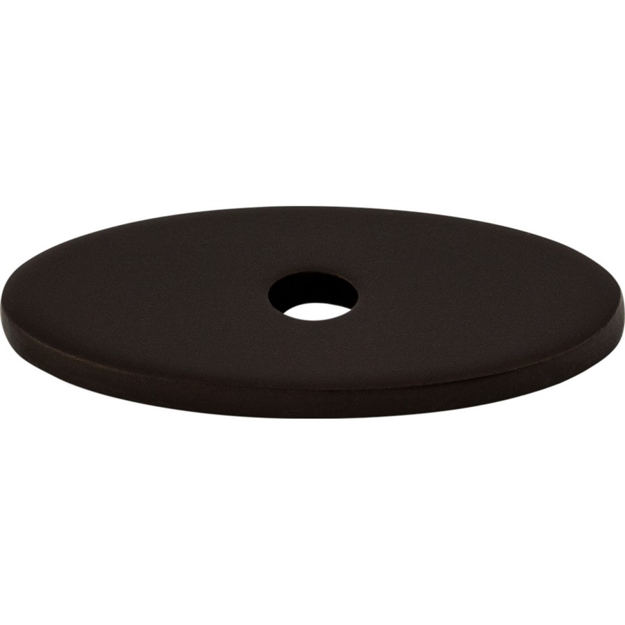 Sanctuary Oval Backplate 1-1/4" Dia Oil Rubbed Bronze Top Knobs TK58ORB