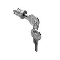 CompX Timberline LP-100-107TA Timberline Lock Accessories, Lock Plug, Keyed #107TA &amp; Master Keyed, Bright Nickel