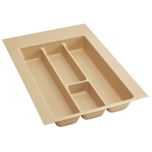 Plastic Utensil Drawer Insert 14-1/4" W Almond Rev-A-Shelf  UT-12A-20