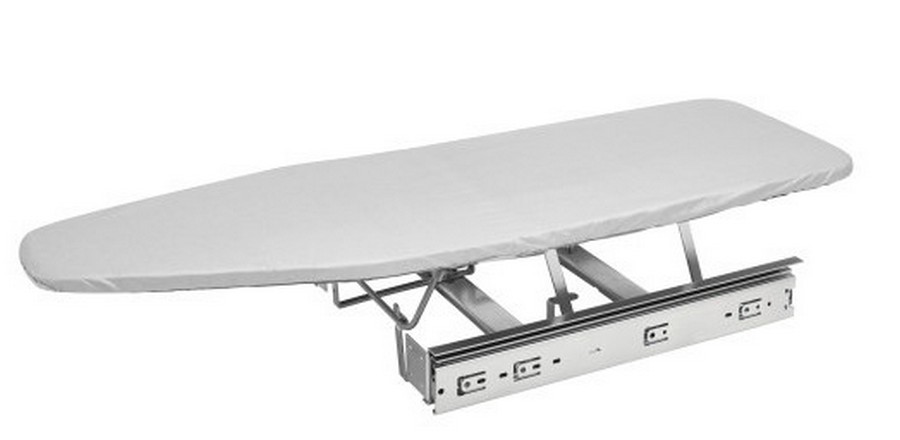 Pullout Vanity Ironing Board Chrome Rev-A-Shelf VIB-20CR