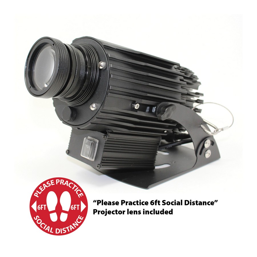 Virtual Sign Projector: Social Distancing National Marker VSP7