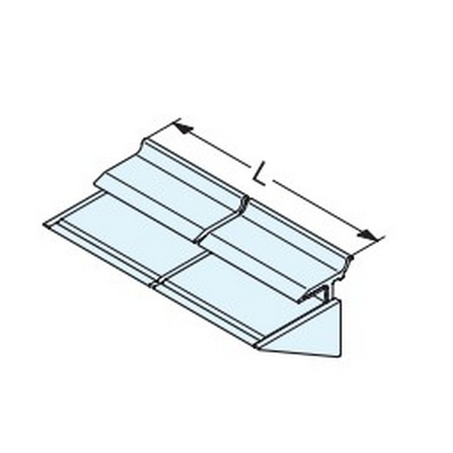 Shelf Bracket for Glass Anodized Gray Sugatsune VT-DS-G-450