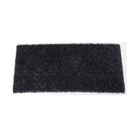 WE Preferred 0585450100961 60 Abrasive Hand Pads, Non-Woven, Black, 6 x 9in