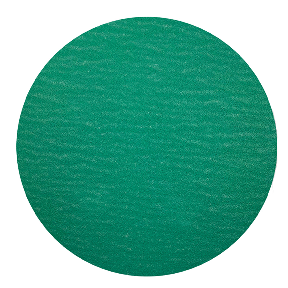 11" Emerald Abrasive Discs Aluminum Oxide on Film No Hole Hook and Loop 80 Grit 20/Box WE Preferred