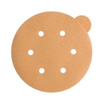 WE Preferred 8507333222961 100 Abrasive Discs, Aluminum Oxide on C-Weight Paper, 6in 6-Hole PSA, 220 Grit