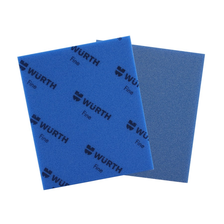 One Sided Sanding Sponge Aluminum Oxide 100 Grit Blue WE Preferred