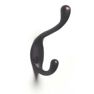 Coat and Hat Hook 1-7/8" Long with Screws Oil Rubbed Bronze Epco CH102-ORB