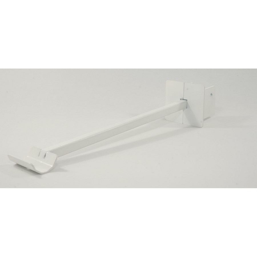 12-1/4" Closet Rod Bracket White 75lb Weight Capacity Stronghold Brackets CR-12WH