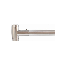 Design House 533620 Curved Shower Rod, Satin Nickel