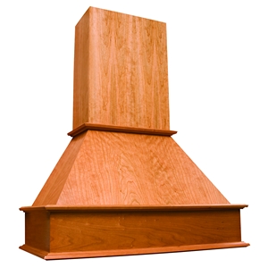 Signature Straight 30" Wide Cherry Wood Wall Mount Range Hood with Broan Liner Omega National R2130SMB1CUF1