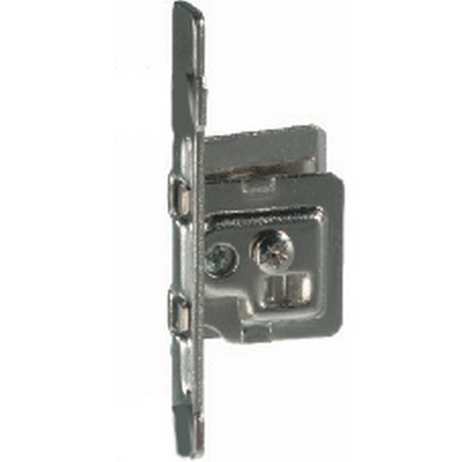 Screw-on Integra Front Fixing Bracket Nickel LH for Drawer Heights 3-3/8", 4-5/8" and 5-7/8" Bulk 10 Grass 9205.L.VE10