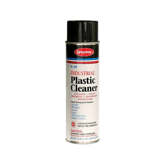 Sprayway Industrial Plastic Cleaner, No. 848, 19 oz