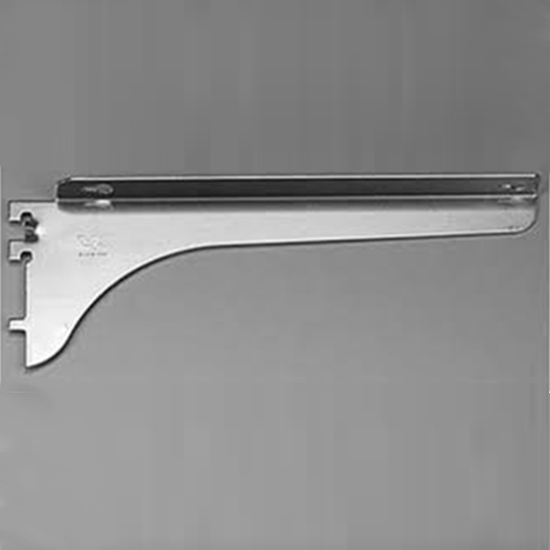 183 Series 20" Shelf Bracket Right Flange Anochrome Knape and Vogt 183R ANO 20