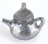 Emenee MK1055AMS, Knob, Teapot, Antique Matte Silver