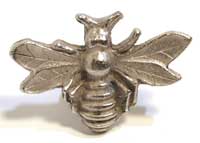 Emenee MK1152ABR, Knob, Bee, Antique Matte Brass