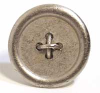 Emenee MK1210ACO, Knob, Large Button, Antique Matte Copper