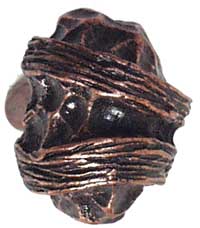 Emenee OR127ACO, Knob, Hammered, Antique Matte Copper