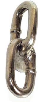 Emenee OR276ABR, Knob, Chain, Antique Matte Brass