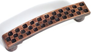 Emenee OR136ACO, Handle, Checkerboard, Antique Matte Copper
