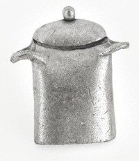 Emenee OR142ABR, Knob, Stock Pot, Antique Matte Brass
