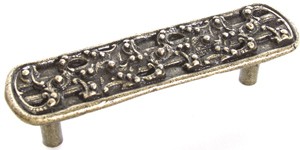Emenee OR184ABR, Pull, Design, Antique Matte Brass