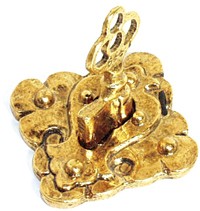 Emenee OR195AMG, Knob, Lock &amp; Key, Antique Matte Gold