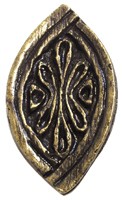 Emenee OR318ACO, Knob, Baroque, Antique Matte Copper