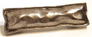 Emenee OR346ABS, Handle, Rim Edge Sculptured, Antique Bright Silver