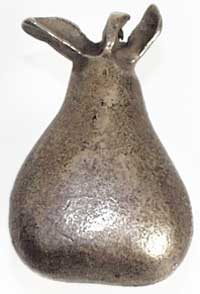 Emenee PFR103ABR, Knob, Pear, Antique Matte Brass