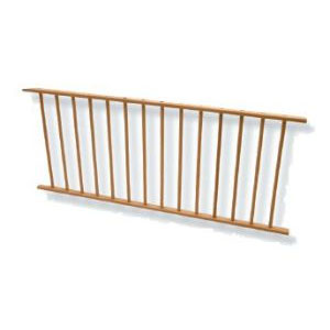36" Assembed Wood Plate Display Rack (Front and Back) Omega National NPD-36-MA