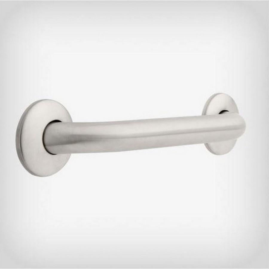 12" X 1-1/4" Concealed Screw Grab Bar Stainless Steel Liberty 5712