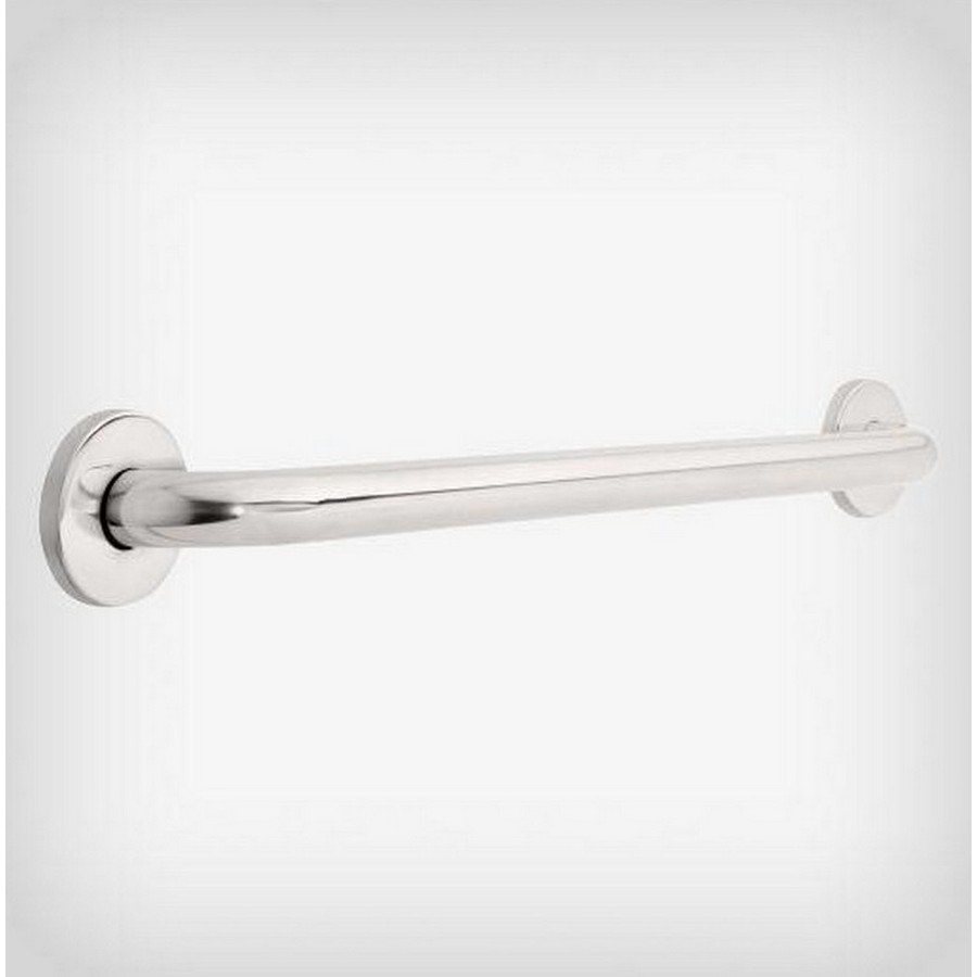 24" X 1-1/4" Concealed Screw Grab Bar Bright Stainless Steel Liberty 5724BS