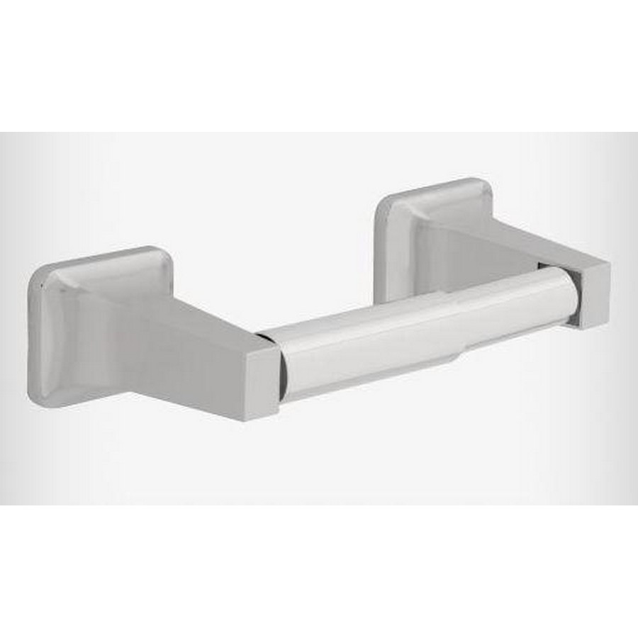 Futura Double Post Tissue Roll Holder Polished Chrome Liberty D2408PC