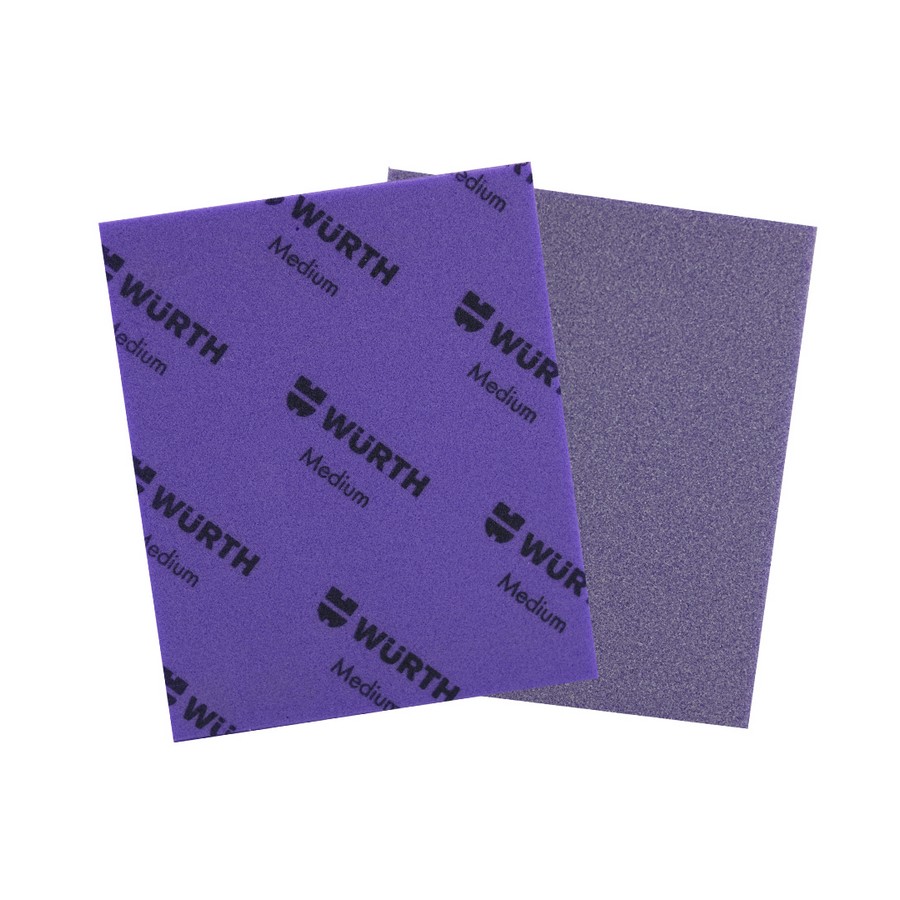 One Sided Sanding Sponge Aluminum Oxide 60 Grit Purple WE Preferred