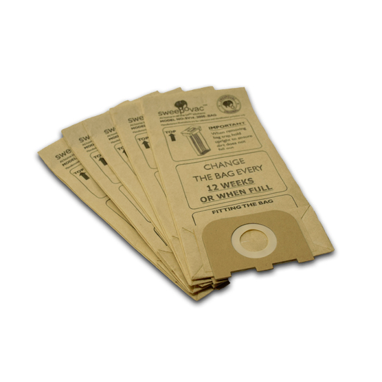 Sweepovac Replacement Bags, 5-Pack