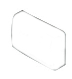 Left Hand Plastic Cover Cap for Grass Suspension Rail Bracket White Grass F155145038133