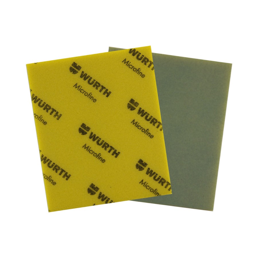 One Sided Sanding Sponge Aluminum Oxide 280 Grit Yellow WE Preferred
